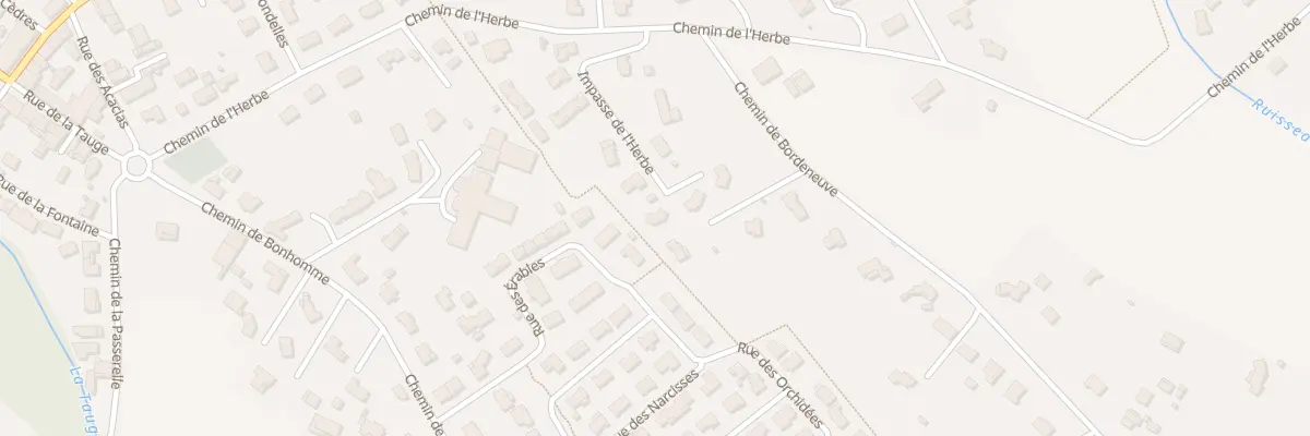 Plan du 12 Imp de l’Herbe à Saint-Étienne-de-Tulmont