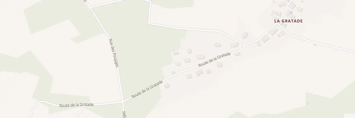 Plan du 5446 La Gratade à Saint-Viance