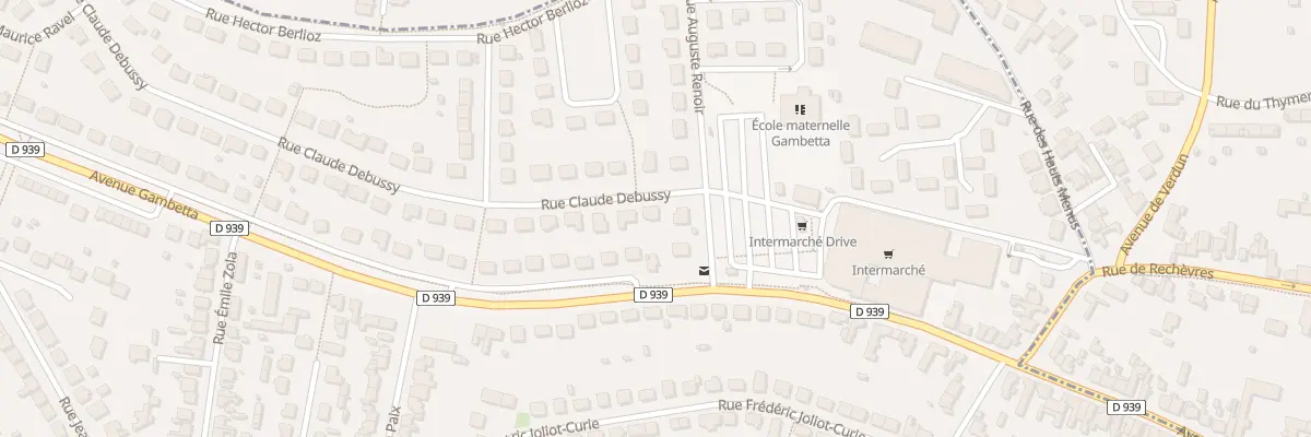 Plan du 33 Rue Claude Debussy à Mainvilliers