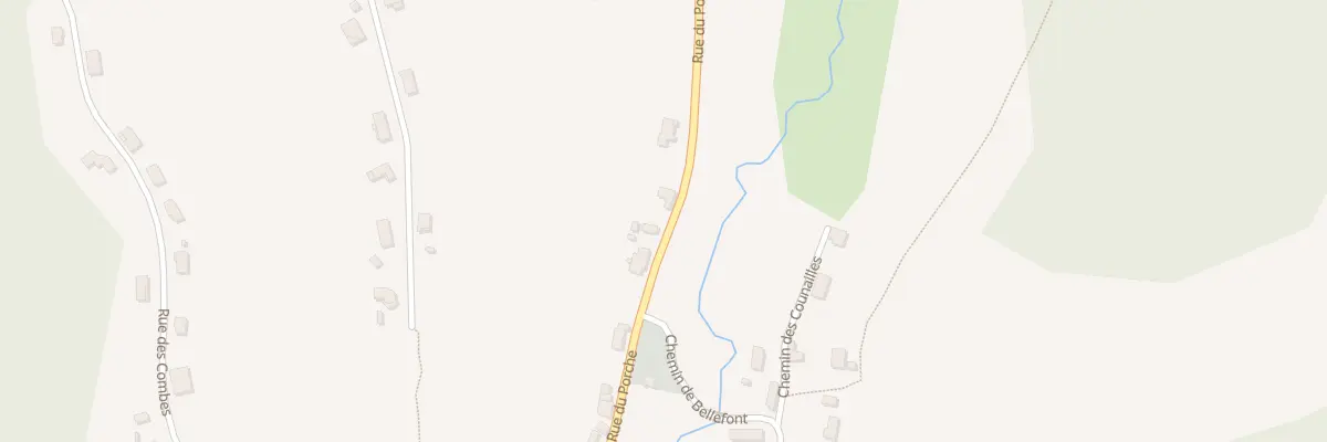 Plan de la Rue du Porche-Laroque des Arcs à Bellefont-La Rauze