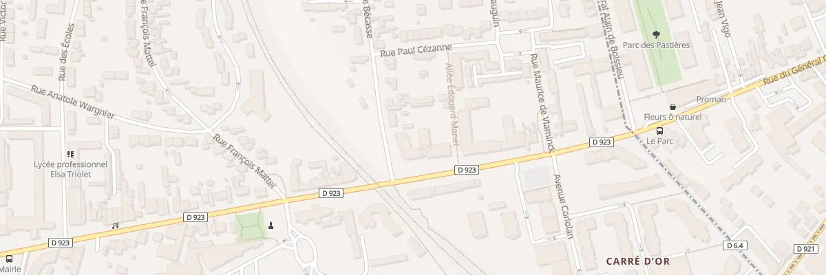 Plan du 34 Rue de la République à Lucé