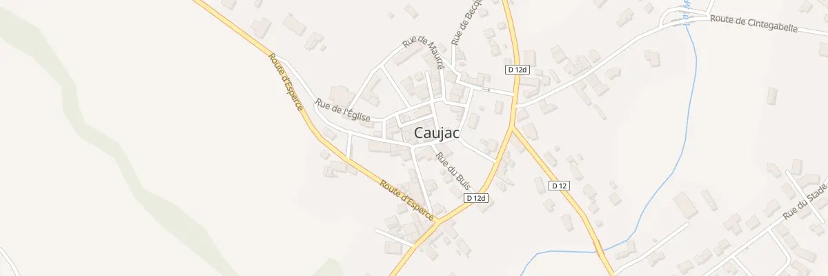Plan du 12 Rue du Forgeron à Caujac