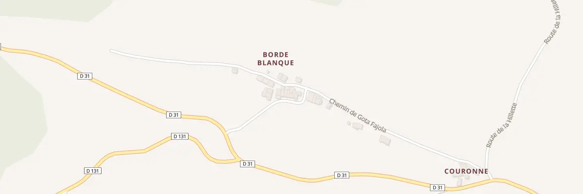 Plan du 131 Rte de Borde Blanque à Montégut-Plantaurel