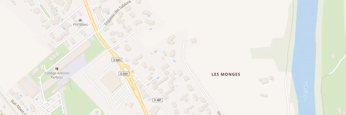 Plan du 23 Che des Sablons à Auterive