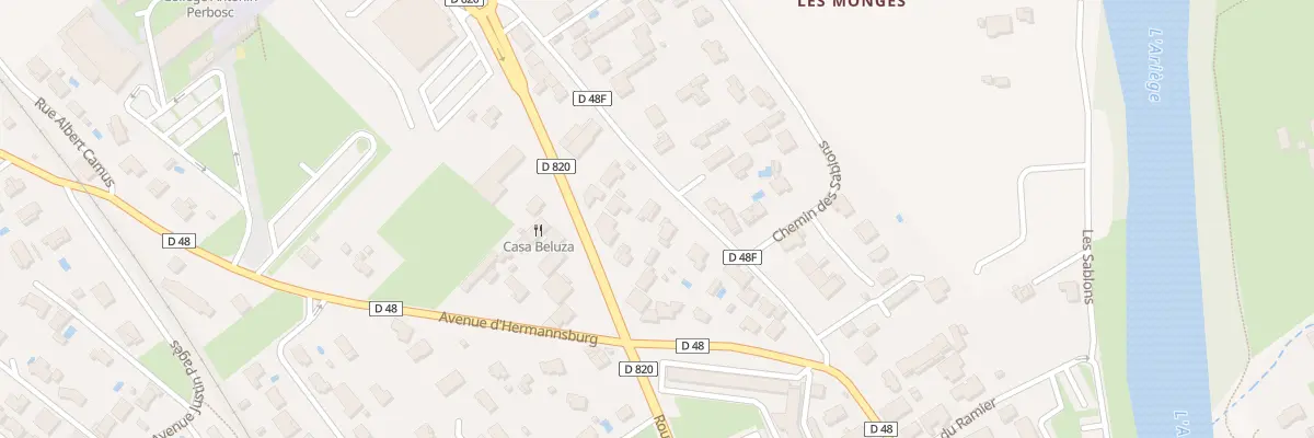 Plan du 55B Rue Etienne Billières à Auterive