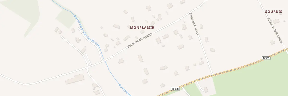 Plan du 283 Rte de Monplaisir à Albias