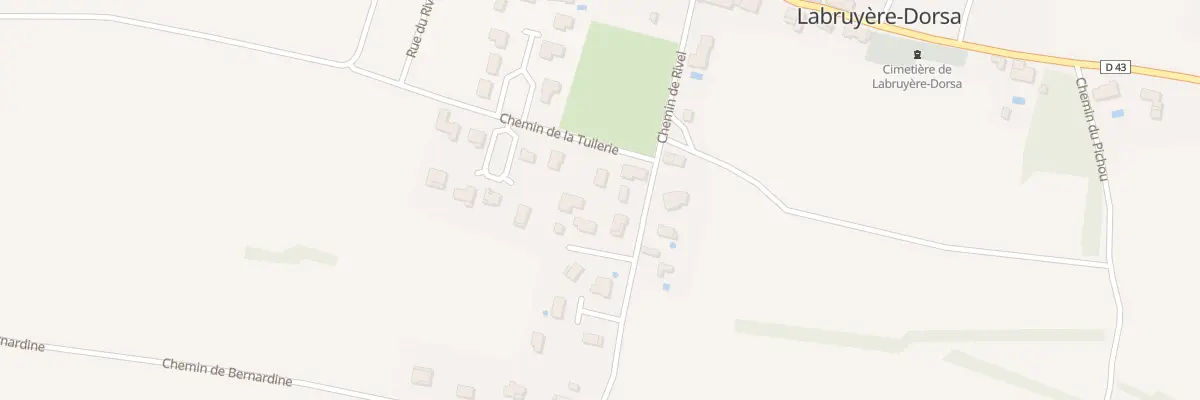 Plan du 8 Che de Rivel à Labruyère-Dorsa