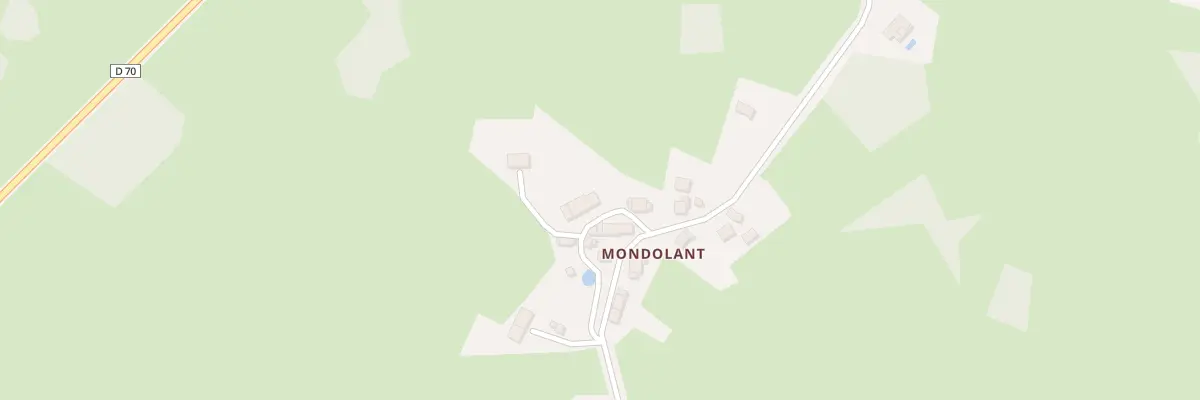 Plan du 8 Mondolant à Azerables