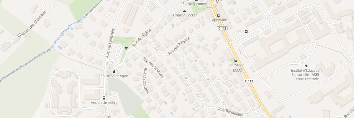 Plan du 21 Rue Verlaine à Ramonville-Saint-Agne