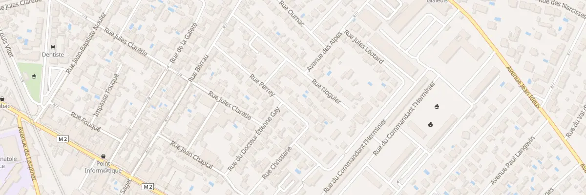 Plan du 23 Rue Perrey à Toulouse
