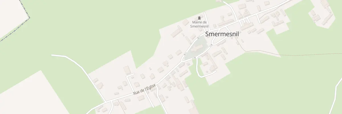Plan du 34 Rue de l’Eglise à Smermesnil