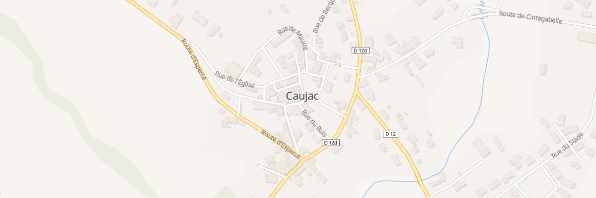 Plan du 8 Rue du Forgeron à Caujac