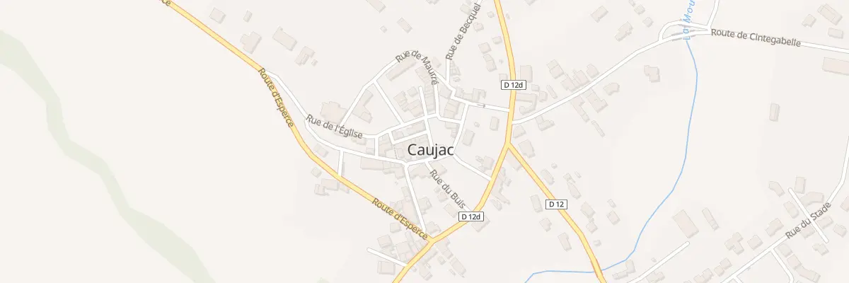 Plan du 2 Rue du Forgeron à Caujac