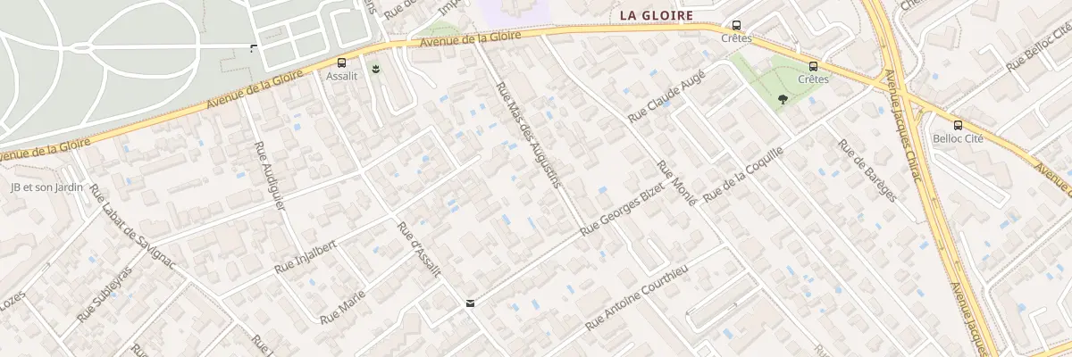 Plan du 9 Rue Mas des Augustins à Toulouse