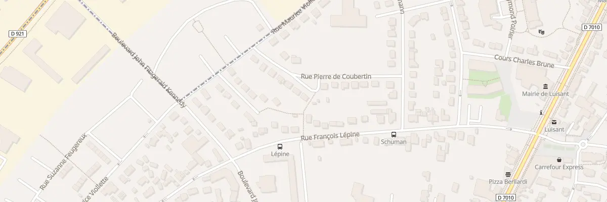 Plan du 13 Rue Pierre de Coubertin à Luisant