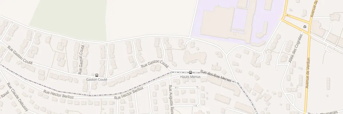 Plan du 6 Rue Gaston Coute à Chartres