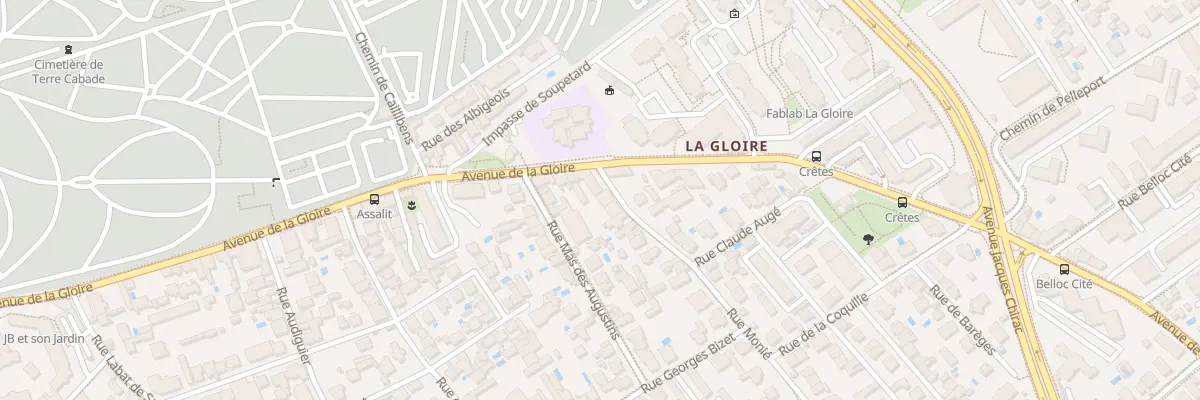 Plan du 73 Rue Monie à Toulouse
