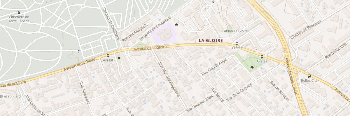 Plan du 71 Rue Monie à Toulouse