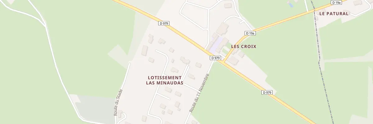 Plan du 3 Lot Las Minaudas à La Geneytouse