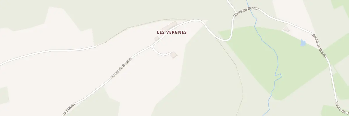 Plan du 7 Rte de Bussin à Saint-Laurent-les-Églises