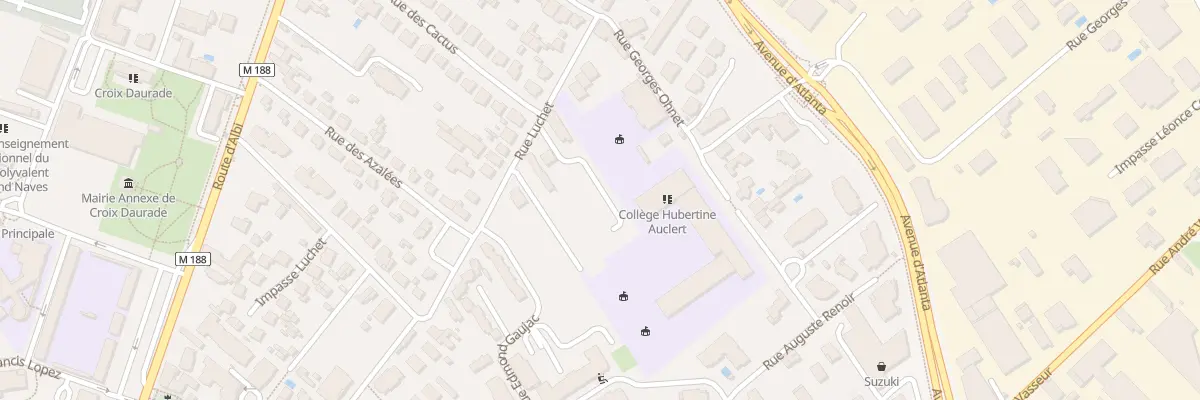 Plan du 54 Rue Luchet à Toulouse
