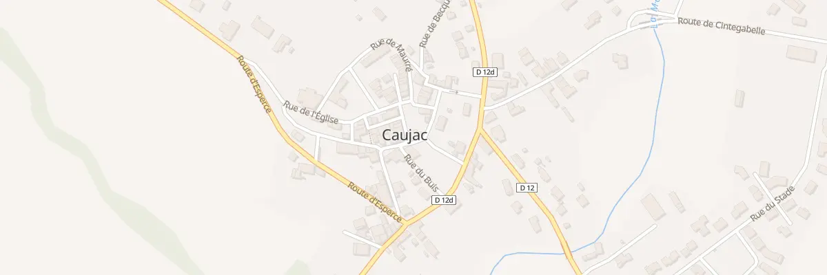 Plan du 5 Rue du Forgeron à Caujac