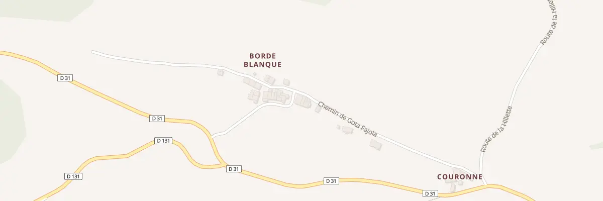 Plan du 93 Hameau de Borde Blanque à Montégut-Plantaurel