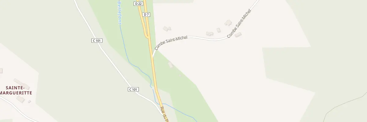 Plan du 1130 Rue du Porche-Laroque des Arcs à Bellefont-La Rauze