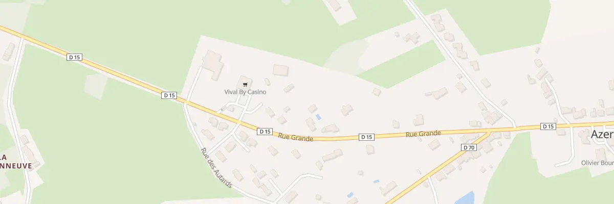 Plan du 76 Rue Grande à Azerables