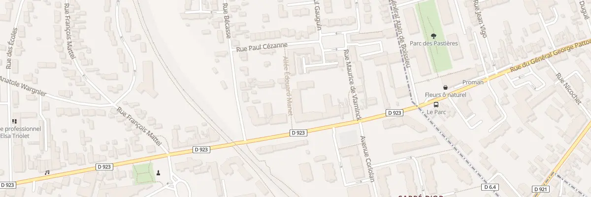 Plan du 18 Rue de la République à Lucé