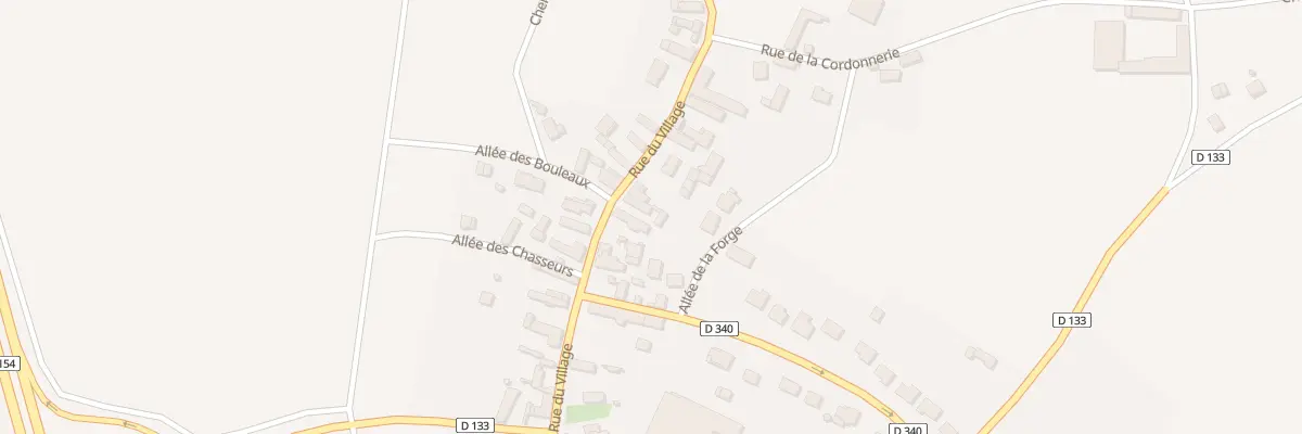 Plan du 48 Rue du Village à Poisvilliers