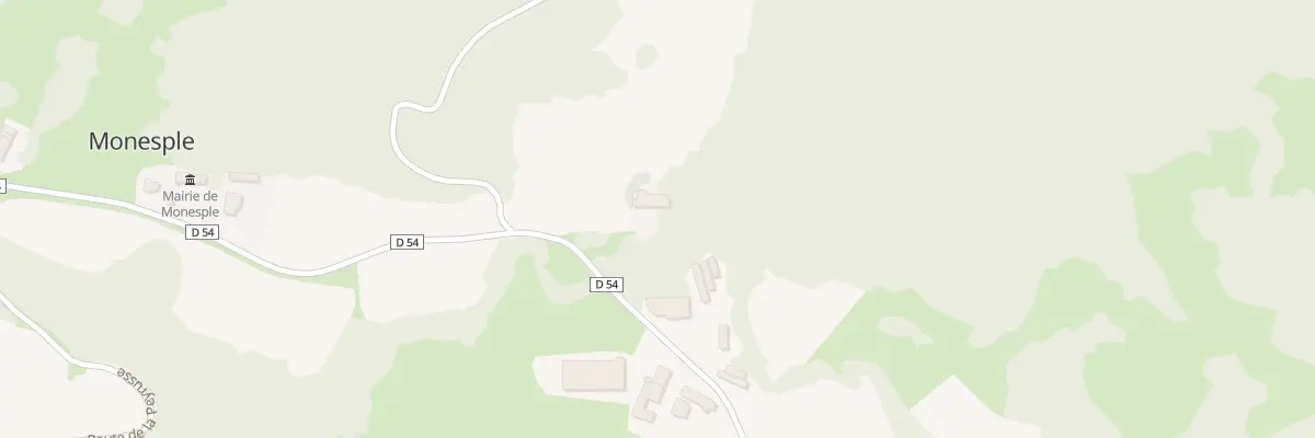 Plan du 3 Gourgens à Monesple