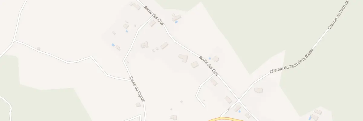 Plan du 269 Rte des Clos à Gignac