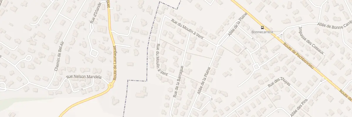 Plan du 10 Rue de la Barrague à Saint-Loup-Cammas
