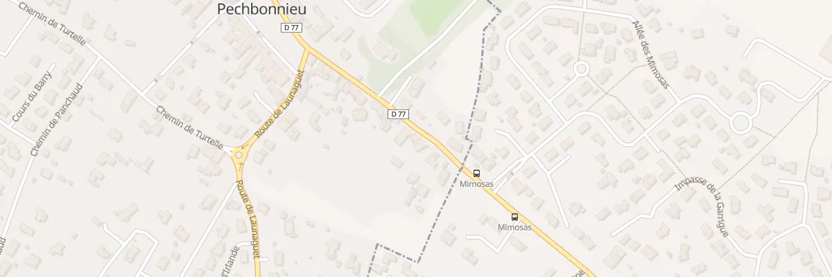 Plan du 32B Rte de St Loup Cammas à Pechbonnieu