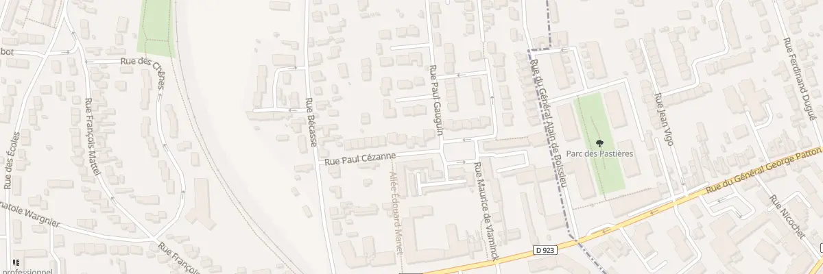 Plan du 9 Rue Paul Cézanne à Lucé