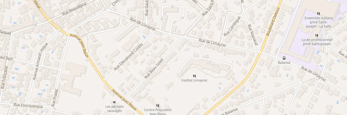 Plan du 26 Rue Beau Soleil à Toulouse