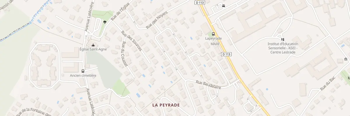 Plan du 8 Rue Verlaine à Ramonville-Saint-Agne