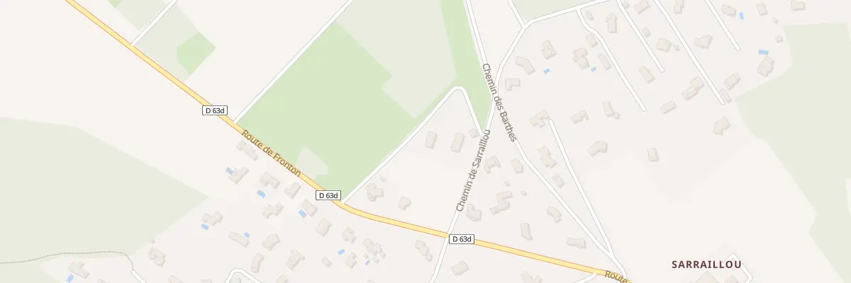 Plan du 83 Che de Sarraillou à Vacquiers