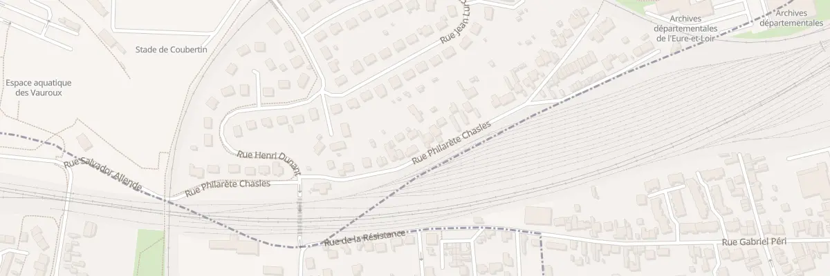 Plan du 100 Rue Philarète Chasles à Mainvilliers