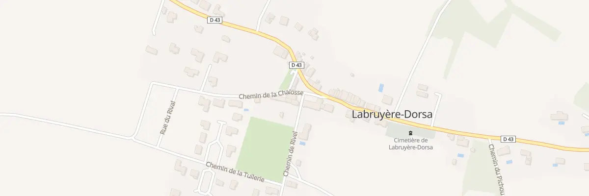 Plan du 2 Che de Rivel à Labruyère-Dorsa