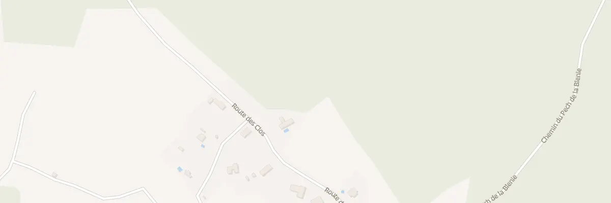 Plan du 398 Rte des Clos à Gignac