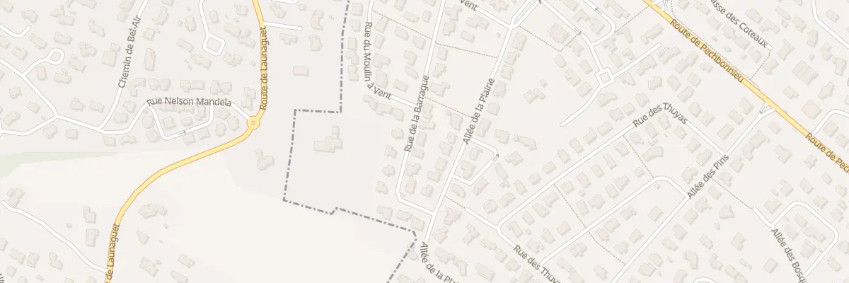Plan du 13 Rue de la Barrague à Saint-Loup-Cammas