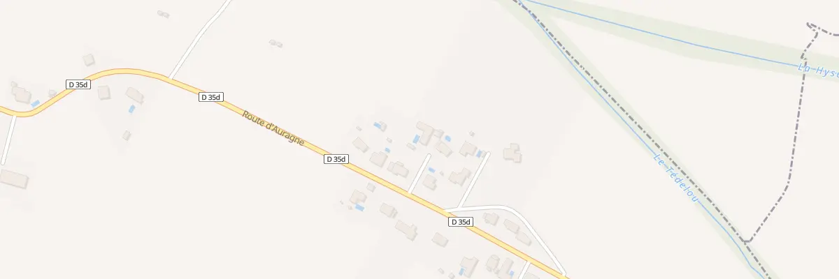 Plan du 3T Rte d’Auragne à Grépiac