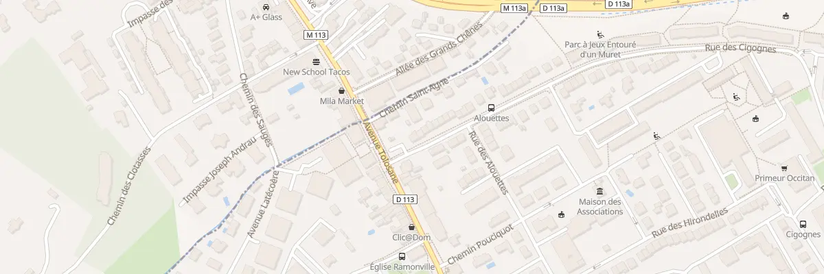 Plan du 5 Rue des Cigognes à Ramonville-Saint-Agne