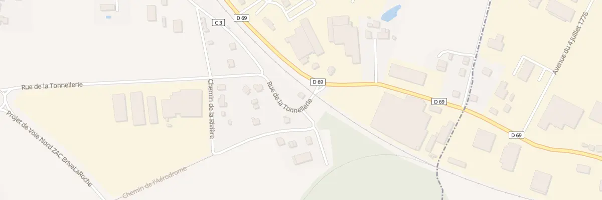 Plan du 585 Rue De La Tonnellerie à Saint-Pantaléon-de-Larche