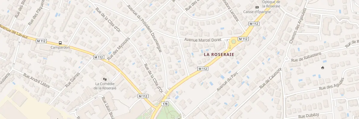 Plan du 5 Rue des Orchidées à Toulouse