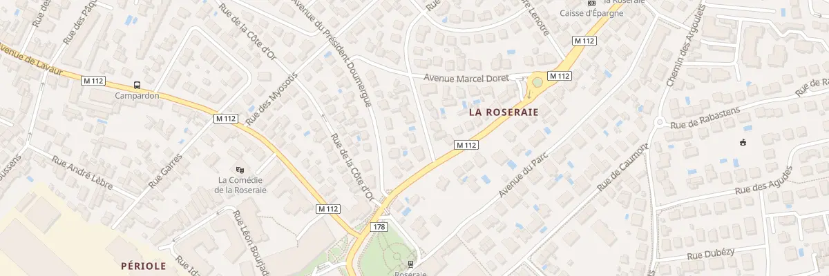 Plan du 3 Rue des Orchidées à Toulouse