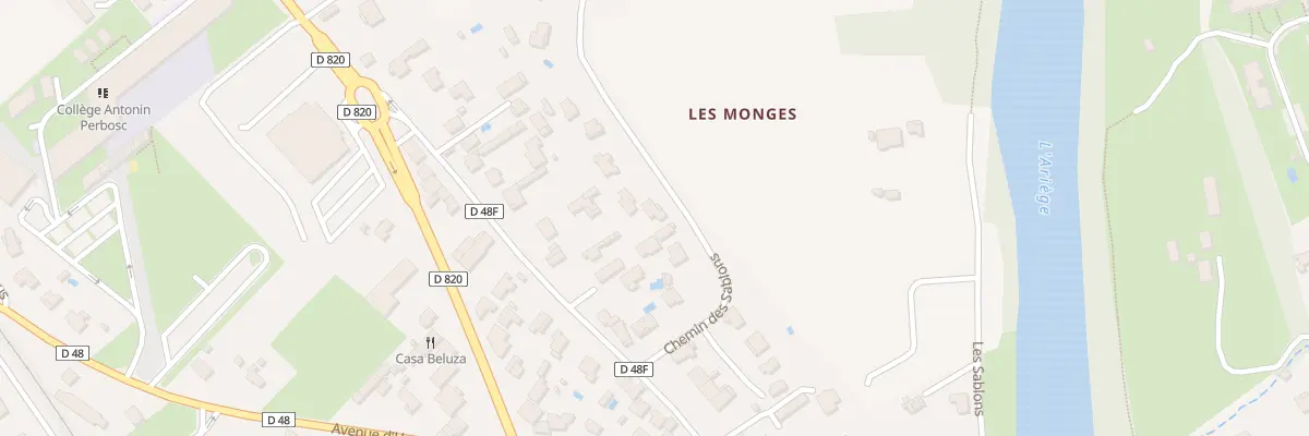 Plan du 13B Che des Sablons à Auterive