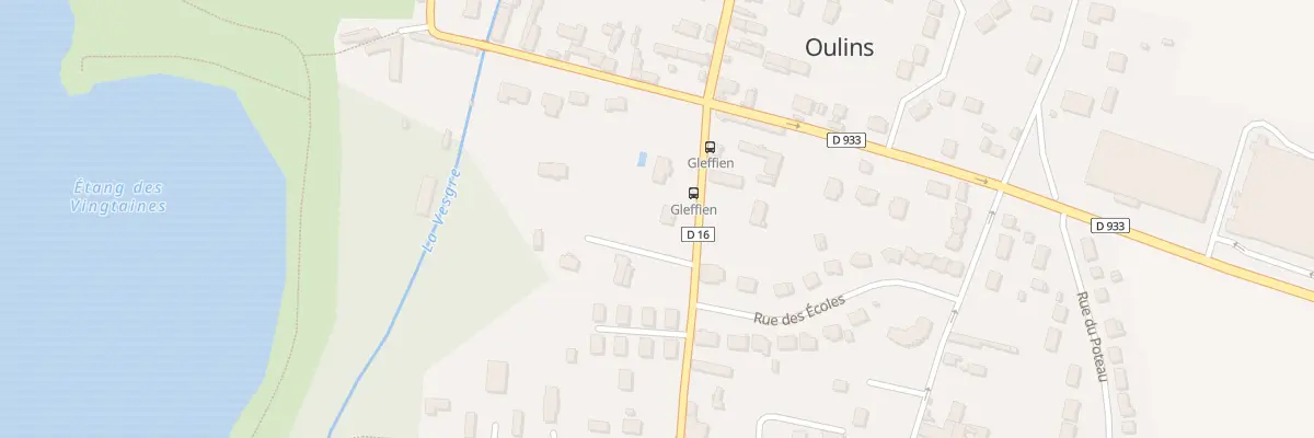Plan du 7 Rue du Gleffien à Oulins